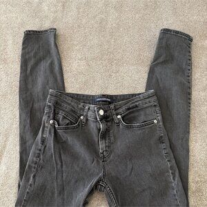 Calvin Klein Black Mid Rise Skinny Jeans 28x30
